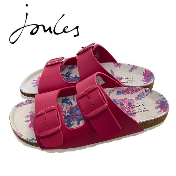 JOULES Penley Women's Pink Slide Sandals NEW 5 - Picture 1 of 6
